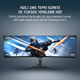 GamePower WQ49  49'' 1ms 144Hz Curved DFHD 3840*1080 Gaming Monitör