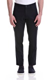 Lacivert Regular Fit Desenli Pamuklu Yandan Cepli Basic Kanvas Pantolon | 42