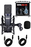 Stüdyo Ekipmanları Private Paket-4 CX2 Mikrofon VS20 Ses Kartı Stüdyo Kayıt Seti