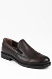 KAHVE ANTİK Gön Hakiki Deri Yuvarlak Burun Günlük Erkek Ayakkabı 42255
