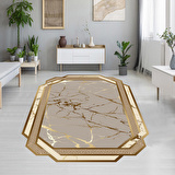 Dijital Baskı Yıkanabilir Kaymaz Taban Salon Halısı Ve Yolluk RVG0665-SD706