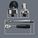 Wera 8004 A Metal Mafsallı Cırcır Zyklop 1/4" 05004004001
