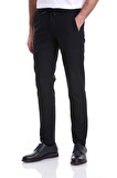 Lacivert Dinamik Fit Düz Yandan Cepli Jogger Pantolon | 50