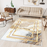 Dijital Baskı Yıkanabilir Kaymaz Taban Salon Halısı Ve Yolluk RVG0302-SM274