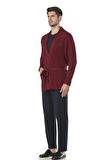 Pierre Cardin Çeyizlik Triko Ropdöşambr Ve Pijama 5'li Takım 5595 - Bordo