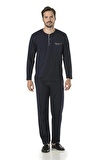Pierre Cardin Çeyizlik Triko Ropdöşambr Ve Pijama 5'li Takım 5595 - Gri