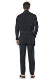 Pierre Cardin Çeyizlik Triko Ropdöşambr Ve Pijama 5'li Takım 5595 - Lacivert