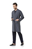 Pierre Cardin Penye Pijama ve Robdöşambr 5'li Çeyiz Seti 5560 - Lacivert