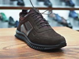 KAHVE NUBUK HAKİKİ DERİ ERKEK CASUAL AYAKKABI