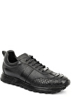 SİYAH PİTON Gön Platinum Hakiki Deri Bağcıklı Erkek Sneaker 34490