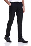 Lacivert Dinamik Fit Düz Yandan Cepli Jogger Pantolon | 50