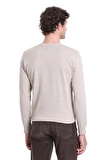 Vizon Regular Fit Jakarlı Bisiklet Yaka Yünlü Triko Kazak | XL