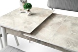 Ortadan Açılır Büyüyen Ahşap Yemek Masası Meşe 70x120cm SADECE MASA FİYATIDIR