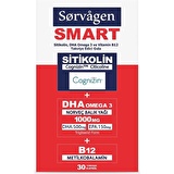 Sorvagen Smart Sitikolin, Dha Omega 3 Norveç Balık Yağı Ve B12 (30 Kapsül)