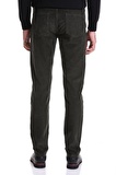 Haki Dinamik Fit Düz 5 Cep Casual Kadife Pantolon | 31