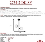 Opal Camlı 2li Siyah Avize