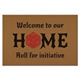 Decovetro Kapı Önü Halı Paspas Welcome To Our Home Desenli 40 x 60 cm