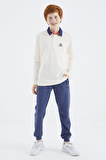 Ekru Polo Yaka Basic Erkek Çocuk T-Shirt - 11171