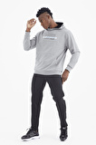 Davin  Kırçıllı Siyah Jogger Erkek Eşofman Alt - 82114
