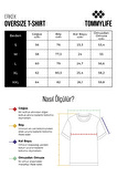 Lacivert Pamuklu Kalın Yüzeyi Dokulu Oversize Fit Basic Erkek T-Shirt - 88337