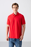 Fiesta Pamuklu Kalın Yumuşak Dokulu Standart Fit Basic Polo Yaka Erkek T-Shirt - 88351