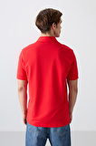 Fiesta Pamuklu Kalın Yumuşak Dokulu Standart Fit Basic Polo Yaka Erkek T-Shirt - 88351