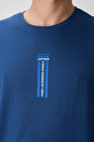 Parlament %100 Pamuk Kalın Yumuşak Dokulu Oversize Fit Baskılı Erkek T-Shirt - 88360