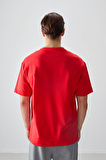 Fiesta Pamuklu Kalın Yumuşak Dokulu Oversize Fit Basic Erkek T-Shirt - 88378