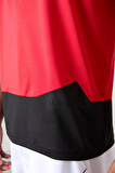 Kırmızı Polyester Nefes Alan Dokulu İnce Esnek Standart Fit Erkek Performans T-Shirt - 88383