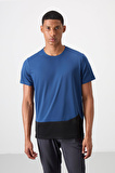 Parlament Polyester Nefes Alan Dokulu İnce Esnek Standart Fit Erkek Performans T-Shirt - 88383