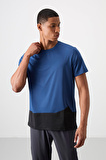 Parlament Polyester Nefes Alan Dokulu İnce Esnek Standart Fit Erkek Performans T-Shirt - 88383