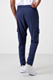 İndigo Polyester İnce Yumuşak Comfort Fit Erkek Eşofman Alt - 82121