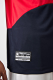 Lacivert Polyester Nefes Alan Dokulu İnce Esnek Standart Fit Erkek Basketbol Atlet - 88395