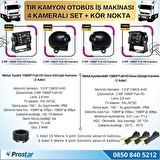 Tır ve Kamyon 10.36" Dokunmatik 4 kameralı 256 GB Destekli Kör Nokta Uyarı Sistemli Kamera Seti