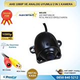 Metal Mini Kasa AHD 1080P ve Analog Pal Çevirilebilir Starlight Gece Görüşlü Yön Ayarlanabilir Araç 