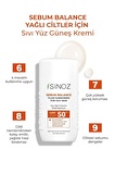 Sinoz Spf50 Yağlı Ciltlere Özel Sıvı Yüz Güneş Kremi - Yeni Nesil Güneş Filtreleri Hibrit Formül 50ml