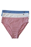 Kom Stripe 3'lü Külot Mavi-Beyaz-Pembe