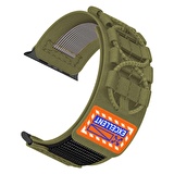 Apple Watch 7 8 9 Ultra Ultra 2 49mm Redclick K-112 Orbital Halat Tasarımlı Naylon Kumaş Hasır Kordon