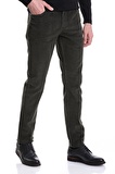 Haki Dinamik Fit Düz 5 Cep Casual Kadife Pantolon | 31