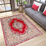 Dijital Baskı Yıkanabilir Kaymaz Taban Salon Halısı Ve Yolluk RVG0782