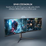 GamePower WQ49  49'' 1ms 144Hz Curved DFHD 3840*1080 Gaming Monitör