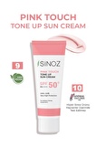 Sinoz Pink Touch Spf 50 Cilt Aydınlatıcı Ton Eşitleyici Pembe Yüz Güneş Kremi 50 ml Tüm Ciltler İçin