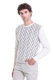 Bej Regular Fit Jakarlı Bisiklet Yaka Yünlü Triko Kazak | 3XL