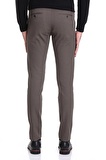 Haki Slim Fit Desenli Pamuklu Yandan Cep Kanvas Pantolon | 30