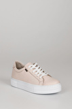 TEN Gön Yuvarlak Burun Dolgu Taban Bağcıklı Kadın Sneaker 04240