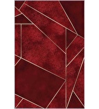 Dijital Baskı Yıkanabilir Kaymaz Taban Salon Halısı Ve Yolluk RVG0669