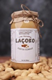 LAÇOKO 3 Kg İsme – Kişiye Özel Şekersiz, Saf, Katkısız Fıstık Ezmesi Glutensiz, Vegan, Doğal Çifte Kavrulmuş Yer Fıstığı Ezmesi (3 KG) Peanut Butter