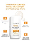Sinoz Spf50 Koyu Cilt Lekelerine Etkili Sıvı Yüz Güneş Kremi - Yeni Nesil Güneş Filtreleri Hibrit Formül