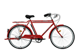 BİSAN ROADSTAR GL HİZMET BİSİKLETİ 58CM V 26 JANT 1 VİTES KIRMIZI SİYAH BEYAZ
