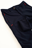 Souris Erkek Lacivert İçi Polar Su İtici Rüzgar Geçirmez Kışlık Softshell Outdoor Pantolon